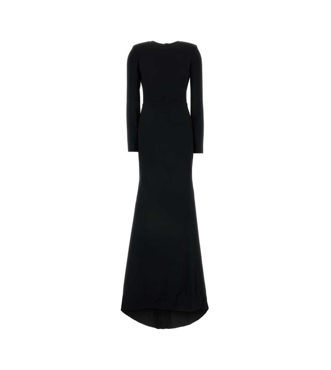 GUCCI Black Crepe Long Dress