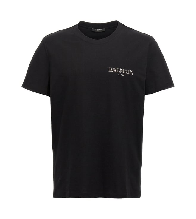 Balmain Black Logo T-Shirt