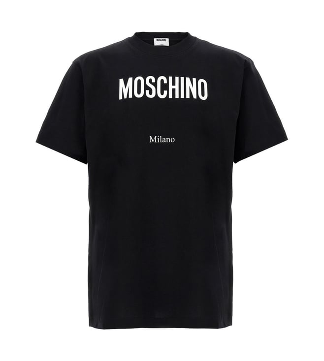 MOSCHINO COUTURE Tシャツ ブラック XSサイズ Moschino Black Printed T-Shirt