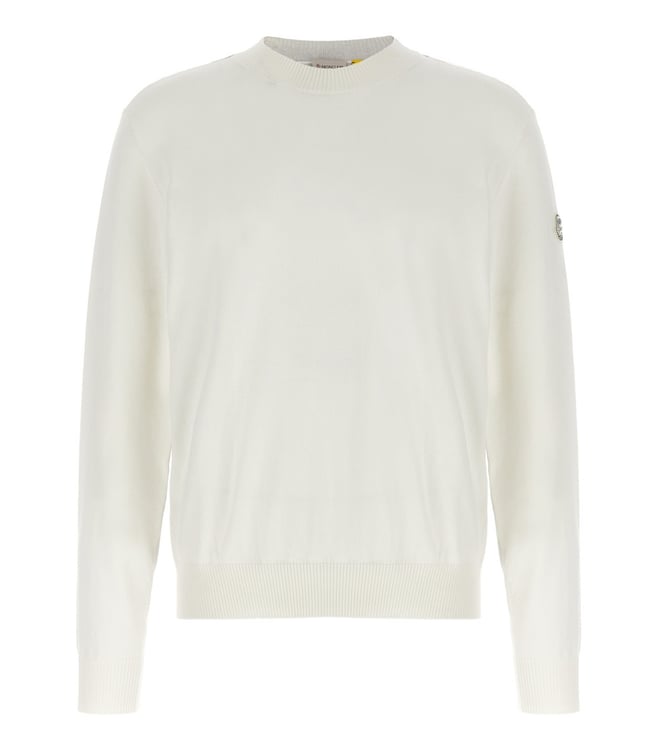 Moncler Off White Crewneck Sweater