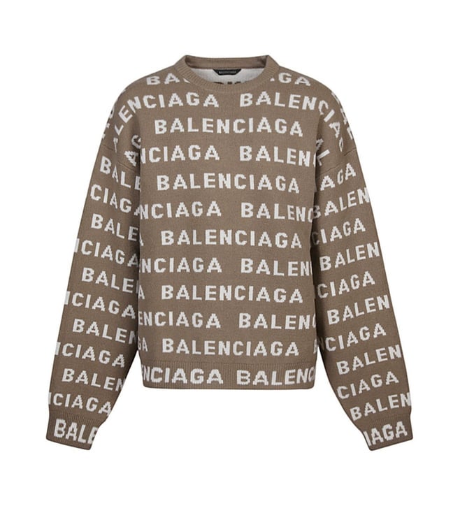 Balenciaga Black Crewneck Logo T-Shirt