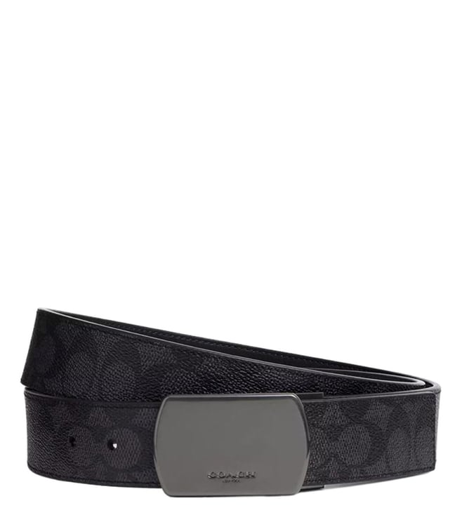 leather coach belt