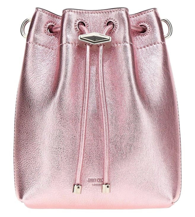 専用品JIMMY CHOO CINCH MINI ピンク 廃盤品 定価29万 Jimmy Choo Pink Cinch Mini Bucket Bag