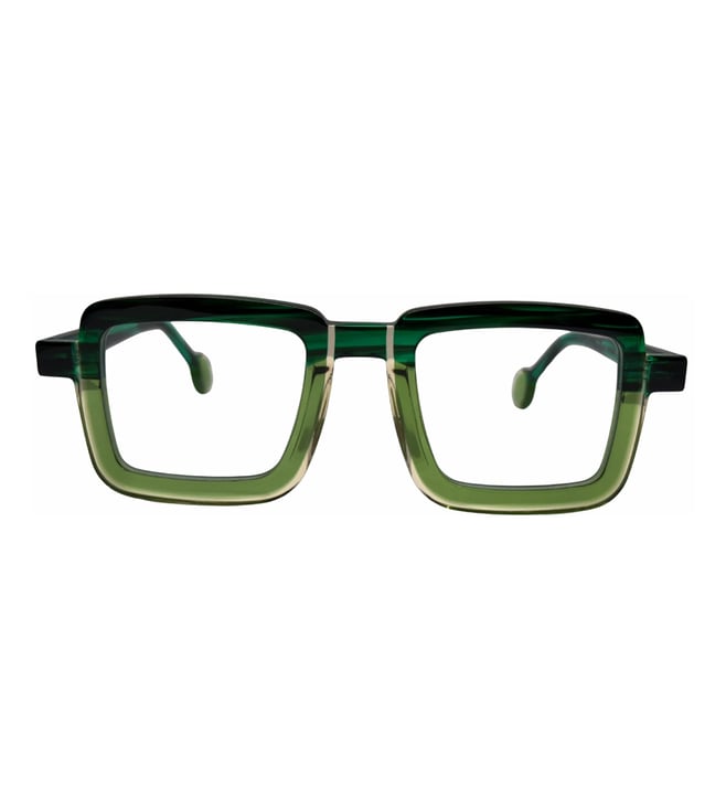 Theo Eyewear Green Square Unisex Eye Frames HINTA