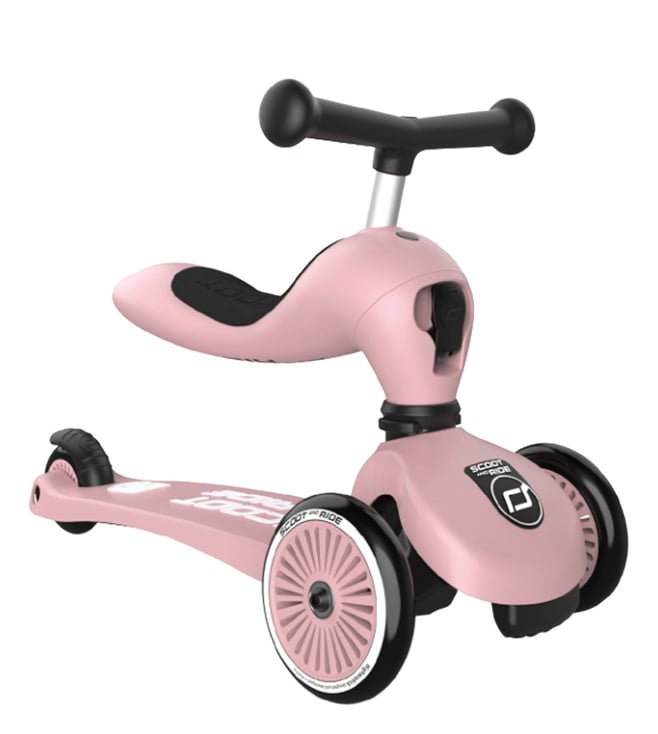 Scoot & Ride Highwaykick 2-in-1 Convertible & Scooter Rose