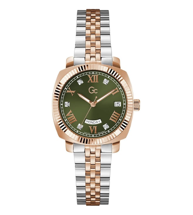 Buy GC White Round Dial Analog Women's Watch - Z64001L1 for Women