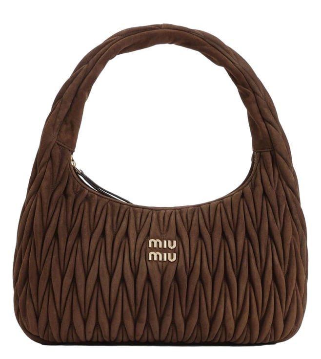 MIU MIU Black Mini Leather Shoulder Bag
