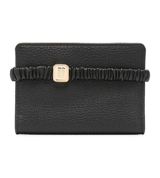 小物 miu miu compact leather wallet black Miu Miu Women's' Small Leather Wallet in Black | LN-CC®
