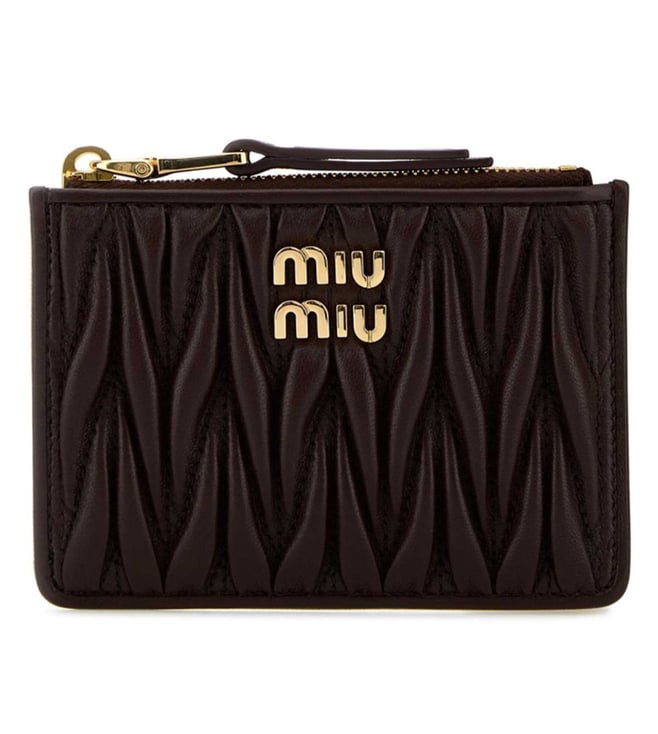 小物 Archive miu miu leather wallet black Al925-Miu-Card-Holder-Blank-