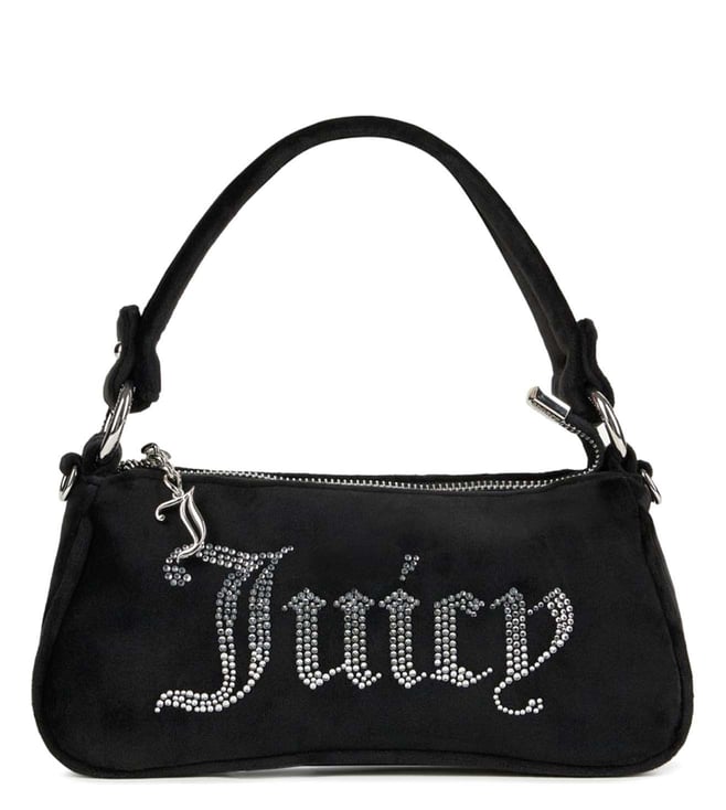 Juicy Couture Kimberly Black Embellished Shoulder Bag
