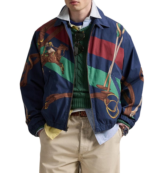 Polo Ralph Lauren Multi Color Graphic Regular Fit Jacket