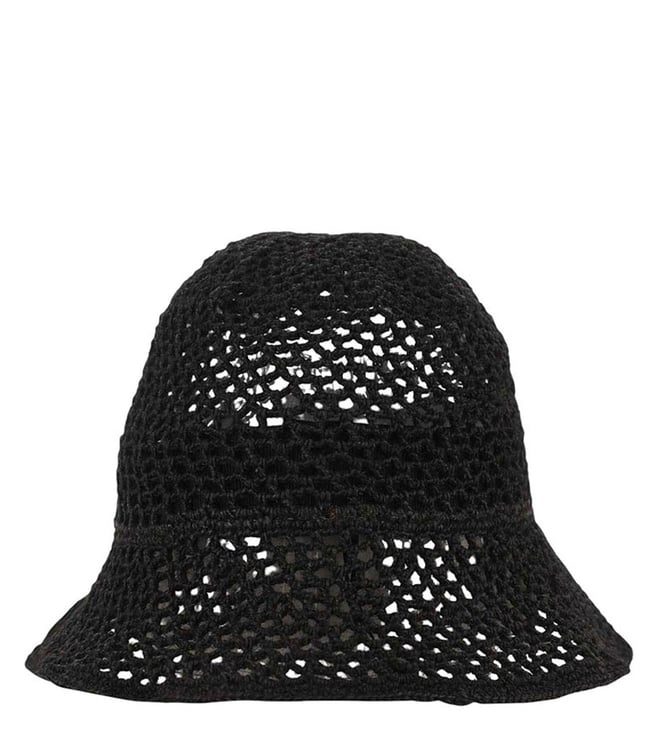 Reinhard Plank Black Mesh Bucket Hat - S