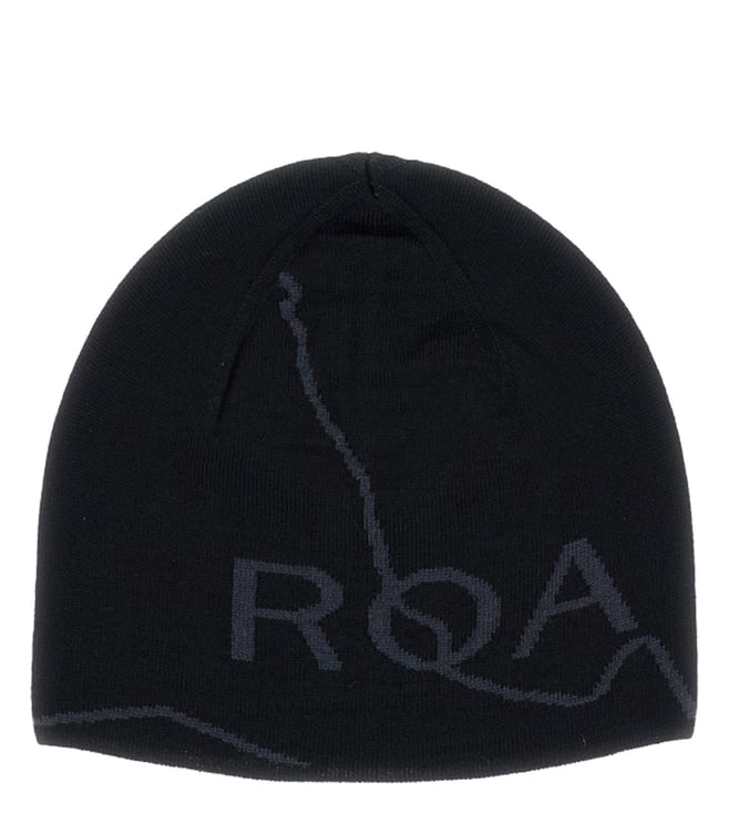 ROA GRAPHIC BEANIE roa hiking アークテリクス ROA Hiking Black Beanie