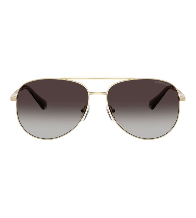 Michael Kors Grey Gradient Pilot Sunglasses for Women 0MK117210148G58