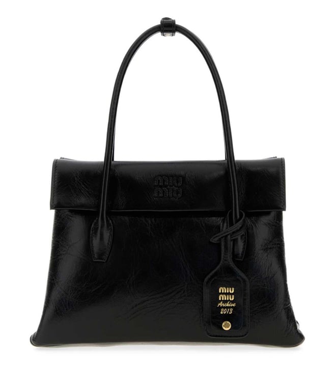 miumiu archive leather handbag black 90s miumiu archive all