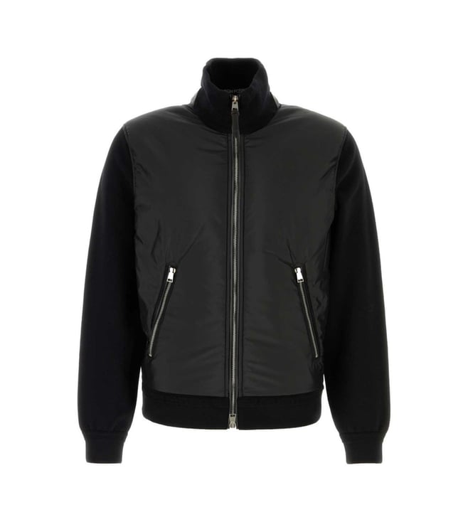 Tom Ford Navy Blue Shirt Collar Down Jacket Tom Ford Navy Blue Shirt Collar Down Jacket