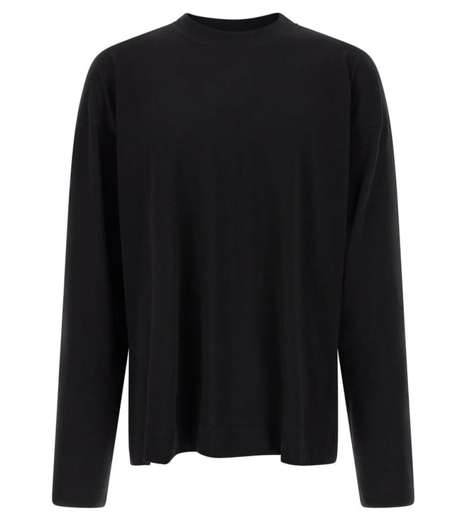Dries Van Noten Black Crewneck Long Sleeves T-Shirt