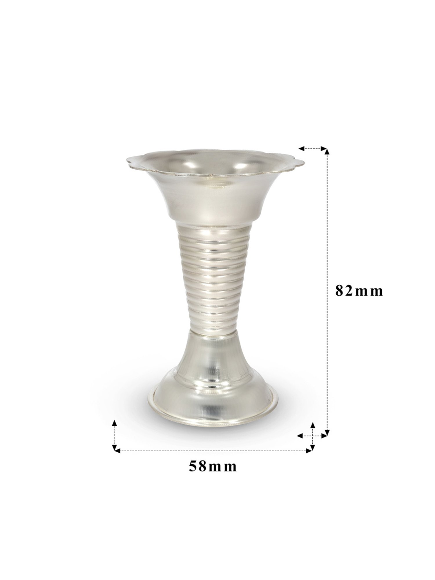 Buy Bhima Jewels 925 Sterling Silver Celestia Candle Stand Online