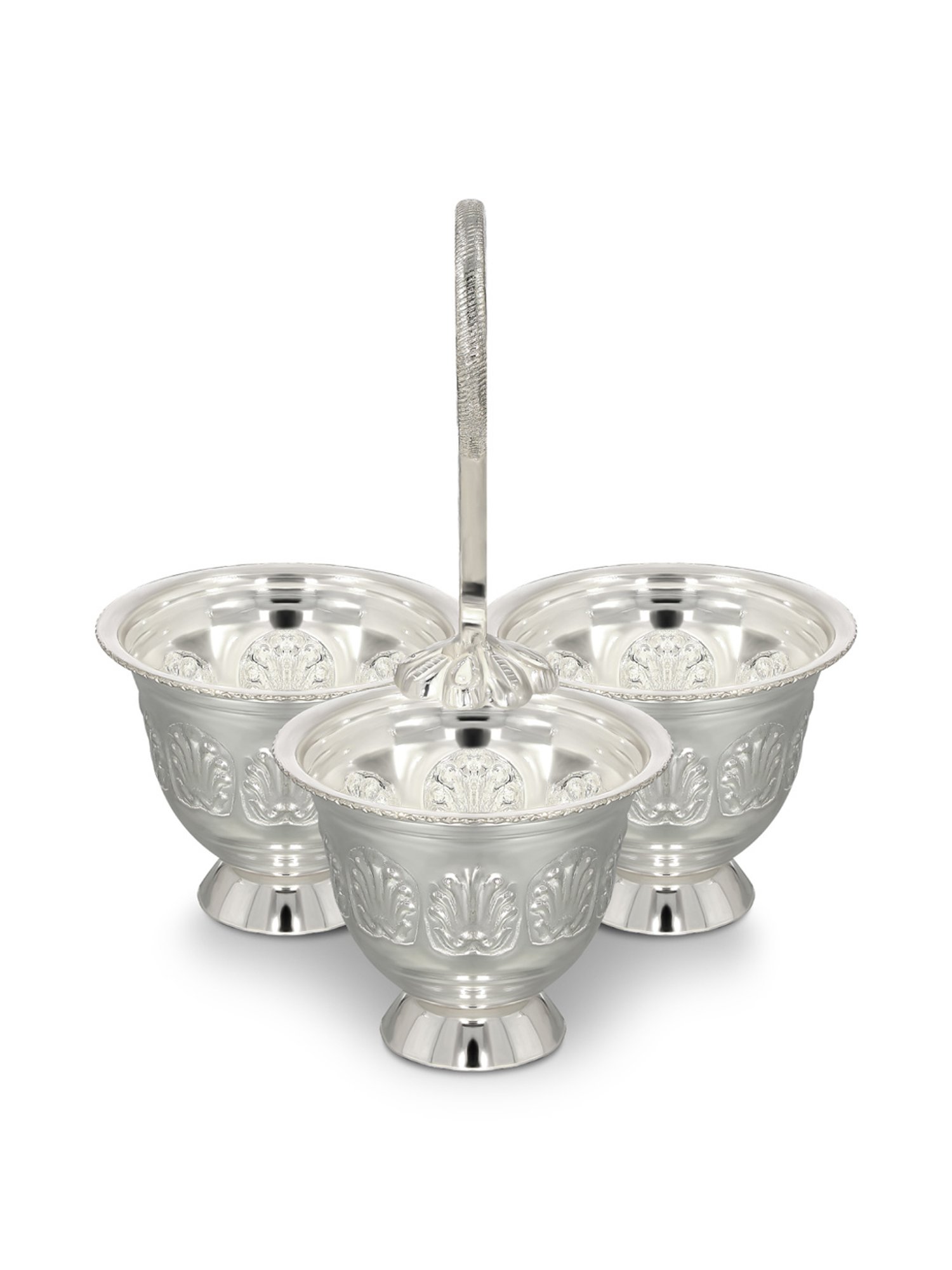 STERLING950 リキュール　銀装飾　セット Buy Bhima Jewels 925 Sterling Silver Chaturbhaag Kumkum Holder Set