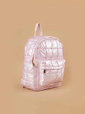 US Customized Quilted ボディー バッグ Buy Ginger by Lifestyle Pink Quilted Backpack for Online @ Tata CLiQ