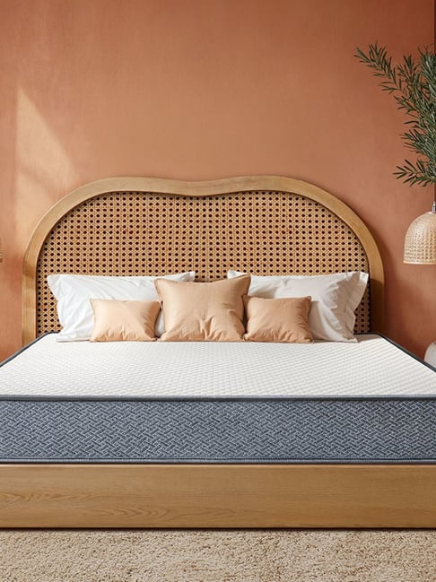 Buy Duroflex Light Grey Foam Livein 2-In-1 Reversible Mattress at