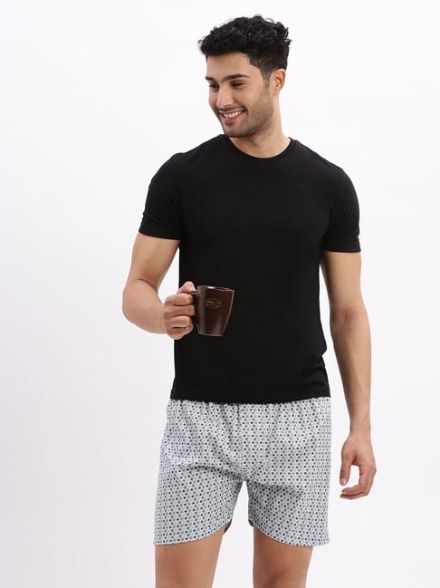 SHOWOFFFF White Slim Fit Printed Boxer-picture-38