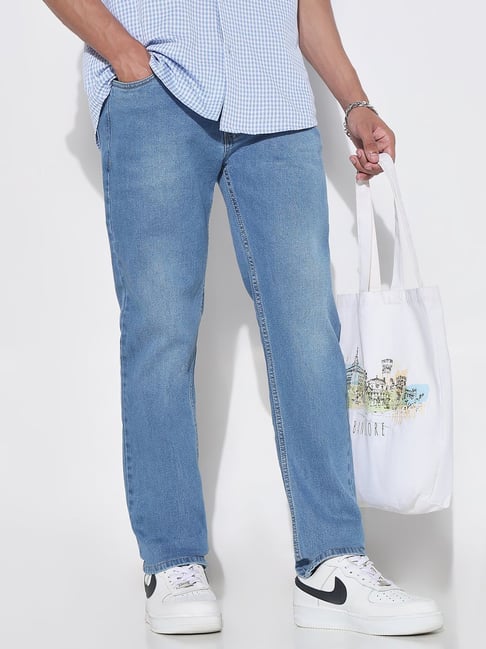 SHOWOFFFF Blue Straight Fit Jeans-picture-28