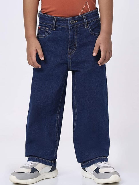 Ed-A-Mamma Boys Blue Cotton Jeans-picture-14