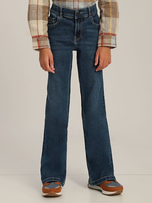 VERO MODA GIRL Dark Blue Denim Jeans