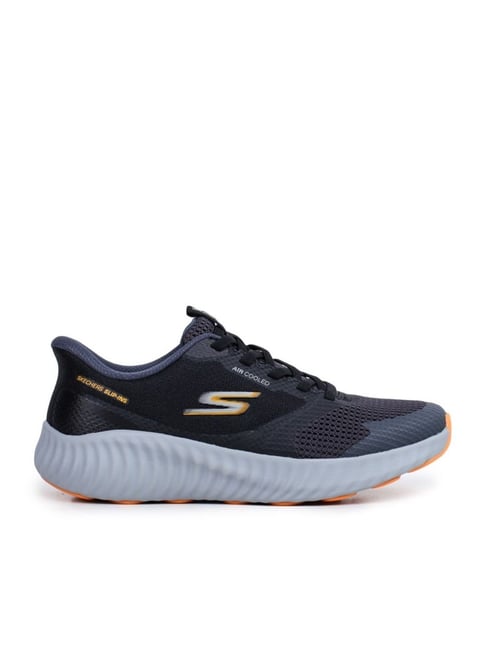 Skechers Men's GO RUN NOW - STARFUSE Black Running Shoes-picture-45