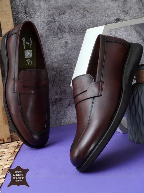 Hoversoul x Nico Nerini Men's Scana Burgundy Loafers