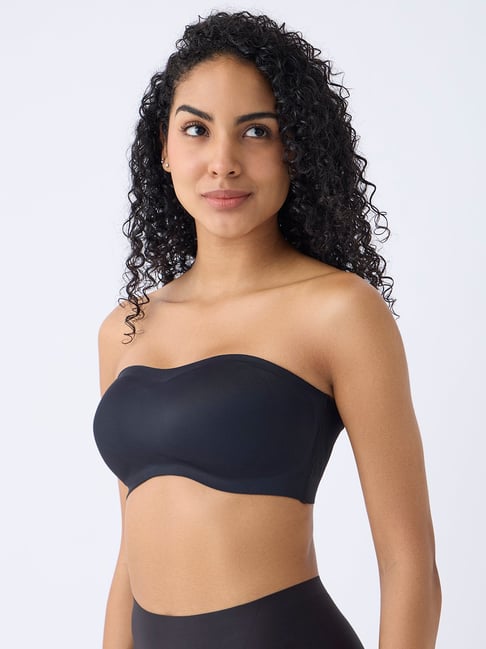Wunderlove by Westside Black Invisible Supergrip Padded Bra