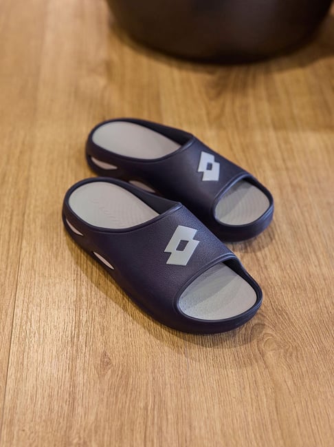 Lotto Men's Esotica Slide Navy & Grey Caual Sandal