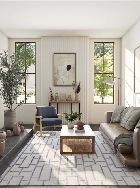 Asterlane Soft Rug For Living Room 6.6X9.6 Feet Off White Premium Collection Carpet For Living Room-picture-32