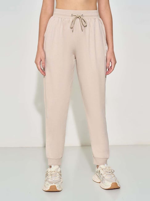 Ajile By Pantaloons Beige Comfort Fit Joggers-picture-11