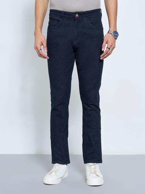 Sf Jeans By Pantaloons Navy Slim Fit Jeans-picture-12