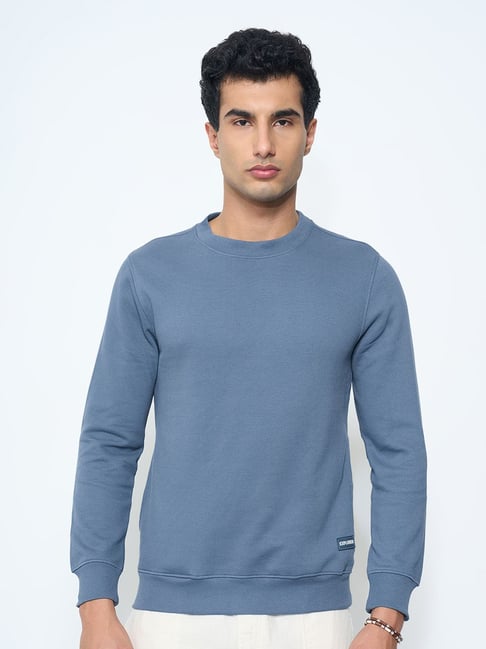 7 Alt By Pantaloons Blue Regular Fit Sweatshirt-picture-34