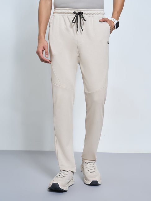 Ajile By Pantaloons Beige Regular Fit Trackpants-picture-11