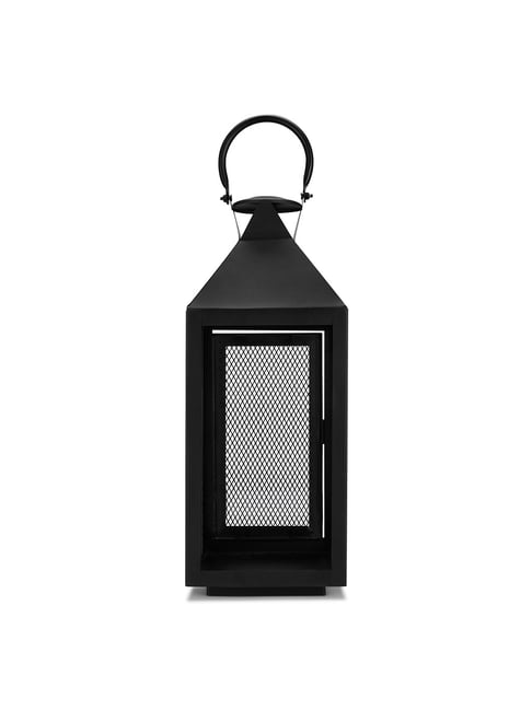 Haus & Kinder Black Iron & Glass Lantren