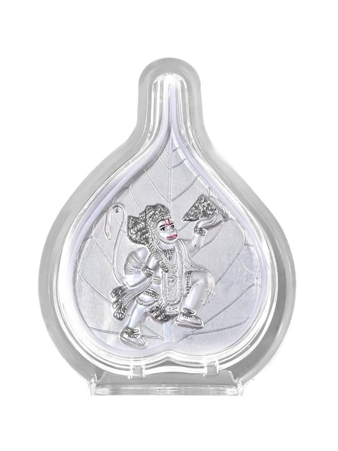 Touch925 Pure 999 Silver Hanuman Ji Idol Frame