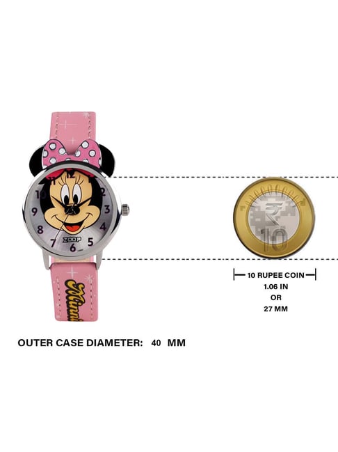 Buy Zoop 26056SL01 Minnie Daisy Analog Watch For Girls at Best