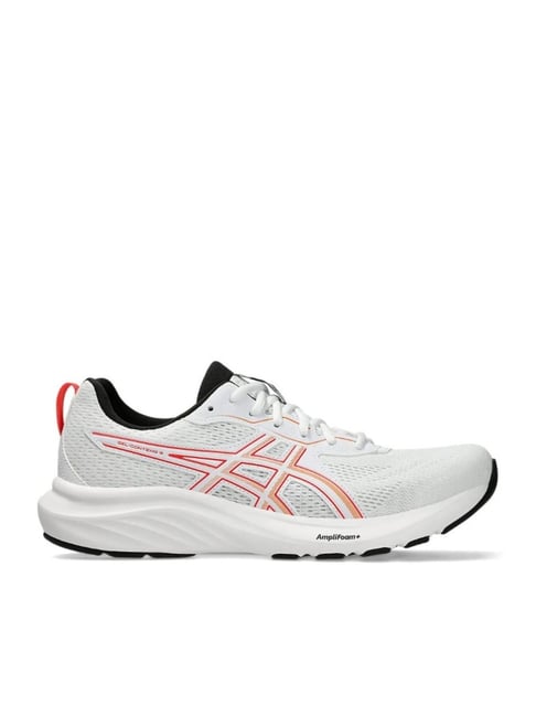 Asics Men's GEL-CONTEND 9 White & Coral Reef Running Shoes-picture-31