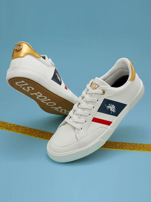 U.S.Polo Assn. Women HARPER 2.0 White Sneakers