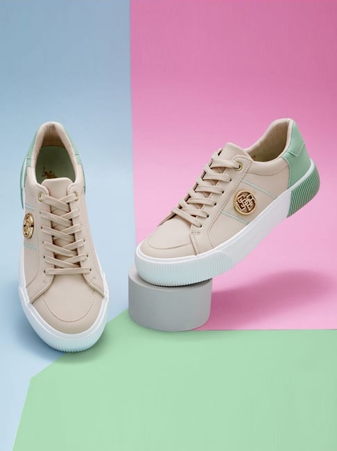 U.S.Polo Assn. Women KATY 3.0 Light Green Sneakers