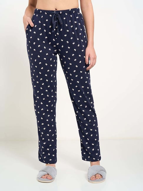 Dreamz By Pantaloons Navy Comfort Fit Printed Pyjamas-picture-45