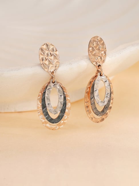 P.N.Gadgil Jewellers 18k (750) Yellow Gold Starlit Spark Drops & Dangler Earrings-image-21