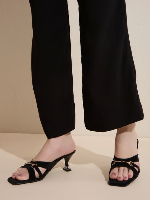 Inc.5 Women's Black Casual Sandals-picture-43