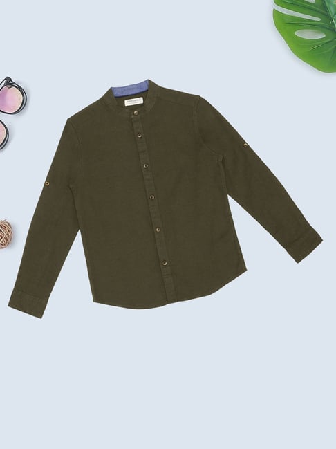 Pantaloons Junior Boys Grasshopper Shirt