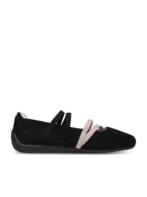 Puma Women's Speedcat Black & Mauve Mist Mary Jane Shoes