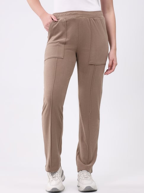 Monte Carlo Brown Regular Fit Trackpants-picture-16
